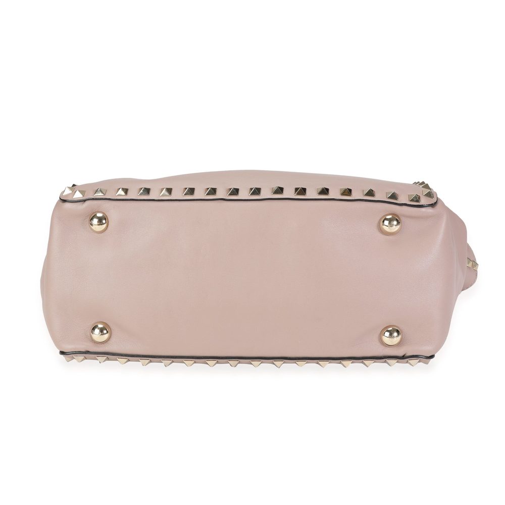 Valentino Poudre Calfskin Small Rockstud Tote - Picture 3 of 6